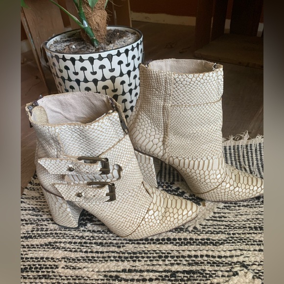 Freebird Joey Snakeskin Booties - Picture 4 of 8